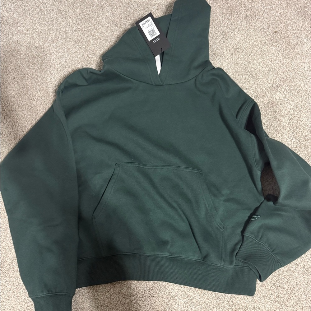 Fabletics Women’s Cropped Green Hoodie